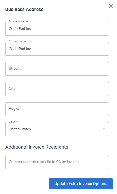 Billing - CoderPad Interview Docs