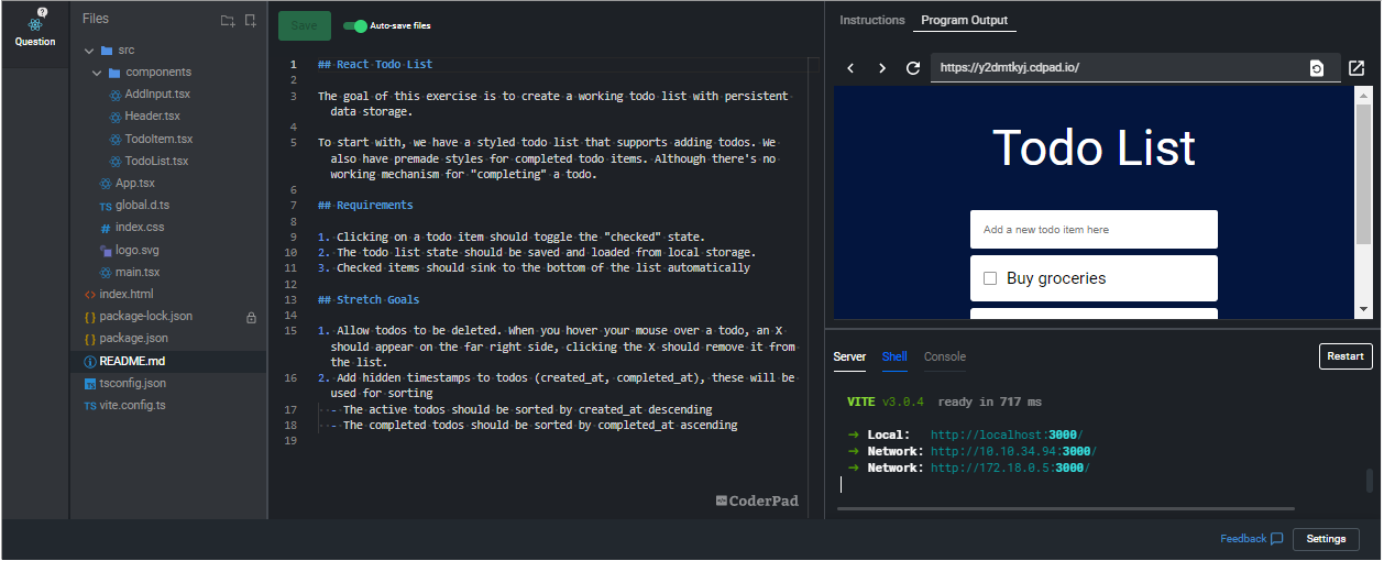 Interviewers quick start - CoderPad Interview Docs